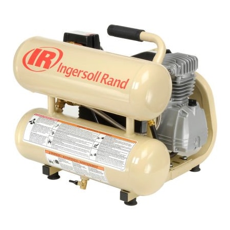 Ingersoll-Rand Ingersoll Rand P1IU-A9, Portable Electric Air Compressor, 1 HP, 4 Gallon, Twin Stack, 3.2 CFM 42672949